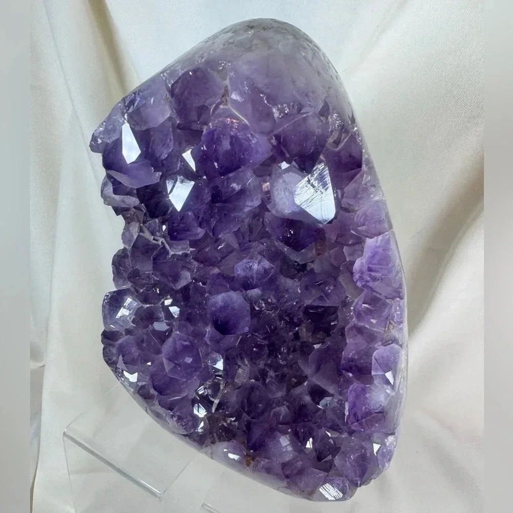 Brazilian Amethyst Juicy Grape Jelly Points 🍇 Cutbase Display Statement Piece - Picture 5 of 11